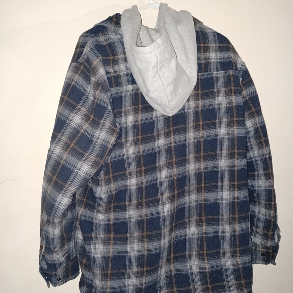 AMERICAN WORKER MEN SHACKET HOODIE - Picture 4 of 11